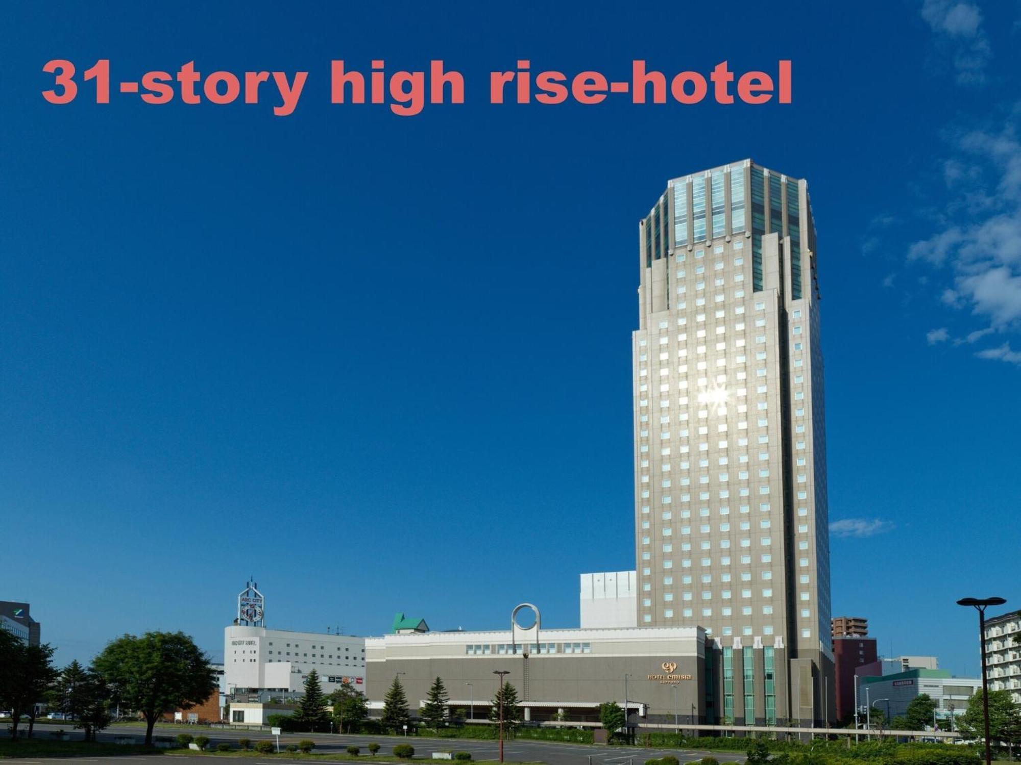 Hotel Emisia Sapporo Exterior photo 31-story high rise hotel